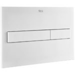 Roca PL7 Dual Flush Operating Plate Matt White