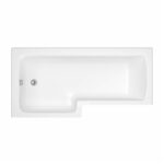 Scudo Shower Bath L Shaped 1700x850x700mm Left Hand