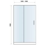 Scudo Sliding Shower Door 1700mm