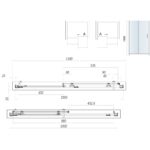 Scudo S8 1100mm Sliding Shower Door