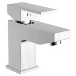 Scudo Lanza Mono Basin Mixer Tap with Push Waste