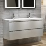 Synergy Linea 1200mm White Double Wall Basin Unit