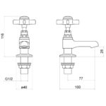 Trisen Wisley Basin Taps