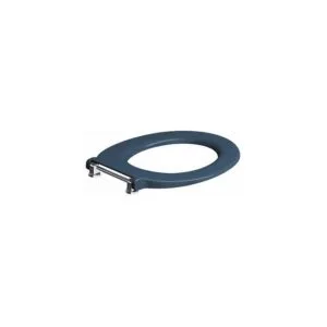 Twyford Avalon/Sola Toilet Seat Ring Bar Hinge Top Fix Blue