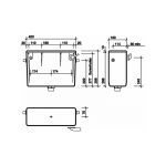 Twyford Concealed Cistern Single Flush with Lever 6L