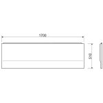 Twyford Endurance 1700mm Bath Front Panel Twin Skin