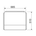 Twyford Endurance 700mm Bath End Panel Twin Skin