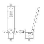 Vado Life Single Function Kit with Integrated Outlet