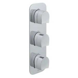 Vado Kovera 2 Outlet, 3 Handle Thermostatic Shower Valve