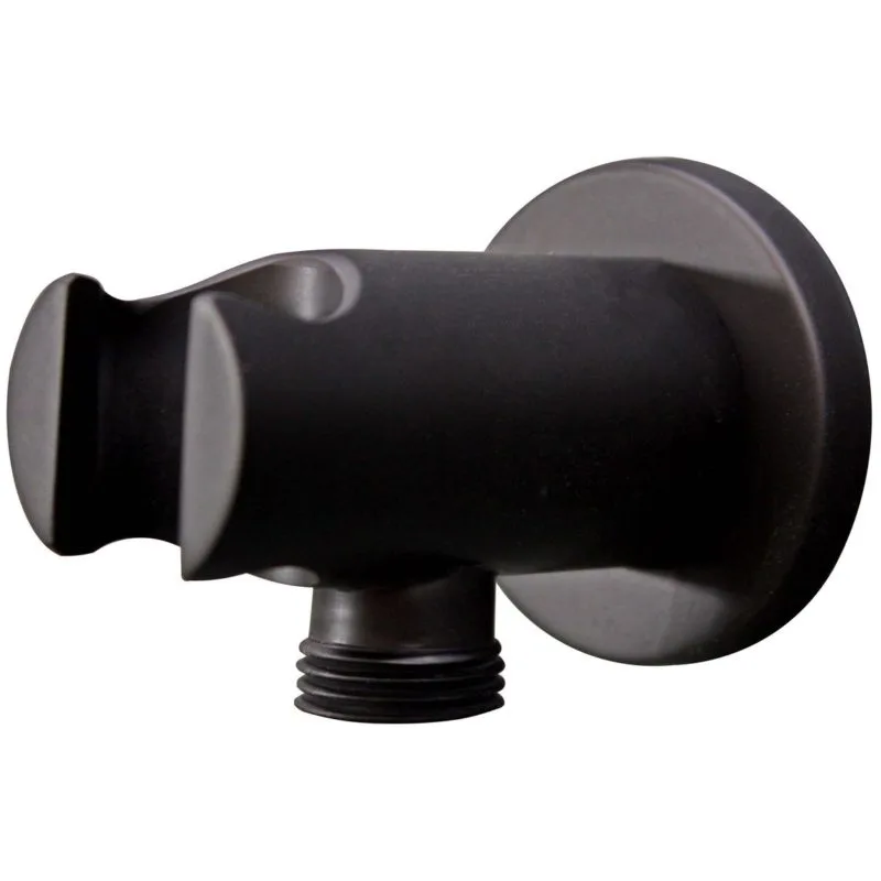 Vema Timea Black Shower Handset Wall Bracket & Outlet