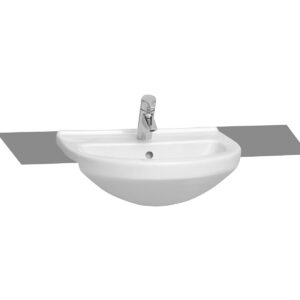 Vitra S50 1 Tap Hole 55cm Semi Recessed Basin