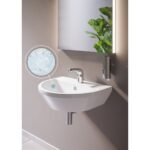 Vitra S50 1 Tap Hole 55cm Semi Recessed Basin