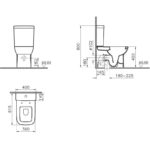 Vitra S20 Close Coupled Cistern White