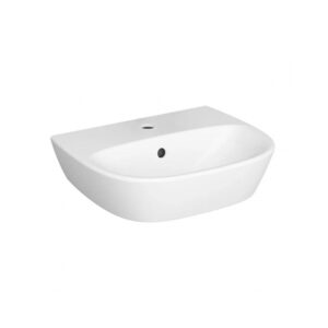 Vitra Zentrum Wall Hung 450mm 1 Tap Hole Basin