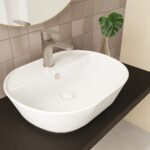 Vitra Geo Oval Countertop Basin 55cm 1 Tap Hole