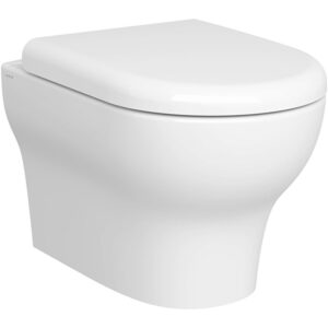 Vitra Zentrum Rimless Wall-Hung Toilet Pan, Hidden Fixation