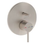 Vitra Origin Built-In Bath/Shower Mixer Exposed Part Brushed Nickel