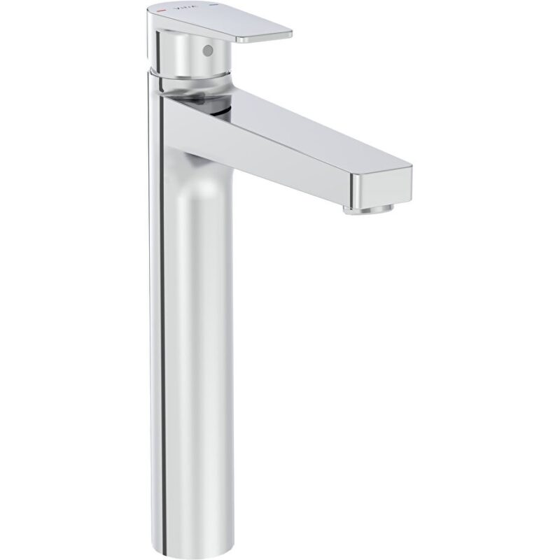 Vitra Flow Square Tall Basin Mixer Tap Chrome