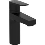 Vitra Flow Square Large Basin Mixer Tap Matt Black