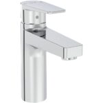 Vitra Flow Square Large Basin Mixer Tap Chrome