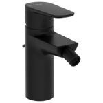 Vitra Flow Soft Matt Black Bidet Mixer Tap