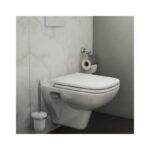 Vitra S20 Wall Hung WC Pan & Soft Close Toilet Seat